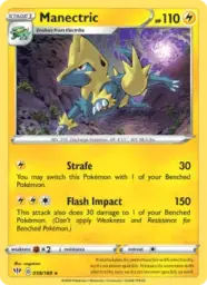 Reference image of Manectric, Darkness Ablaze
