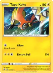 Reference image of Tapu Koko, Darkness Ablaze
