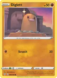 Reference image of Diglett, Darkness Ablaze