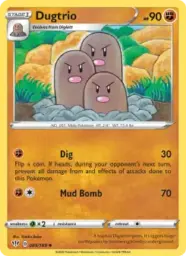 Reference image of Dugtrio, Darkness Ablaze