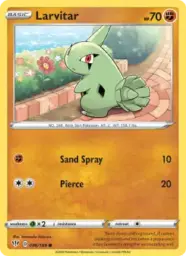 Reference image of Larvitar, Darkness Ablaze