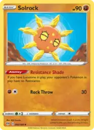 Reference image of Solrock, Darkness Ablaze