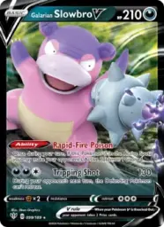 Reference image of Galarian Slowbro V, Darkness Ablaze