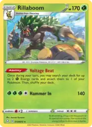 Reference image of Rillaboom, Shining Fates