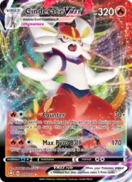 Reference image of Cinderace VMAX, Shining Fates