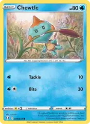 Reference image of Chewtle, Shining Fates