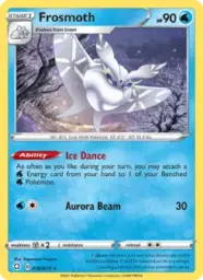 Reference image of Frosmoth, Shining Fates