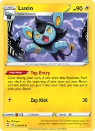 Reference image of Luxio, Shining Fates