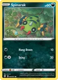 Reference image of Spinarak, Shining Fates