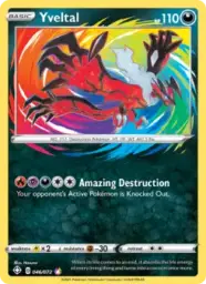 Reference image of Yveltal, Shining Fates