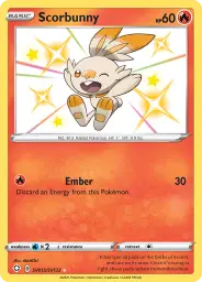 Scorbunny · Shining Fates Shiny Vault · SV015/122