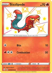 Sizzlipede · Shining Fates Shiny Vault · SV018/122