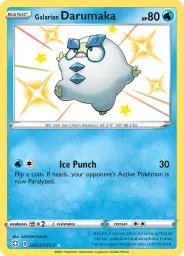 Galarian Darumaka · Shining Fates Shiny Vault · SV023/122