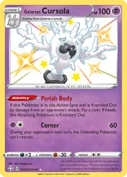 Galarian Cursola · Shining Fates Shiny Vault · SV050/122