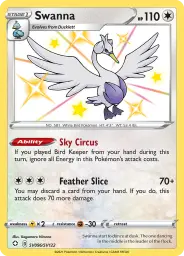 Swanna · Shining Fates Shiny Vault · SV096/122