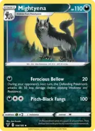 Reference image of Mightyena, Vivid Voltage