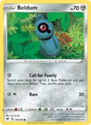 Reference image of Beldum, Vivid Voltage