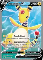 Reference image of Ampharos V, Vivid Voltage