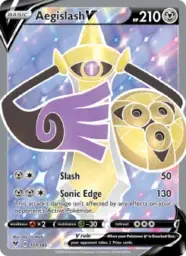 Reference image of Aegislash V, Vivid Voltage