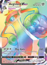 Reference image of Aegislash VMAX, Vivid Voltage
