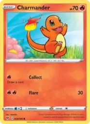 Reference image of Charmander, Vivid Voltage