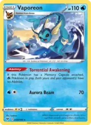 Reference image of Vaporeon, Vivid Voltage