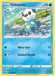 Reference image of Oshawott, Vivid Voltage