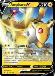 Reference image of Ampharos V, Vivid Voltage