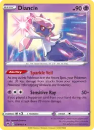 Reference image of Diancie, Vivid Voltage