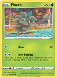 Reference image of Pineco, Vivid Voltage