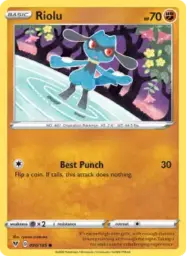 Reference image of Riolu, Vivid Voltage
