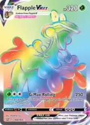 Reference image of Flapple VMAX, Battle Styles
