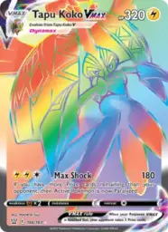 Reference image of Tapu Koko VMAX, Battle Styles