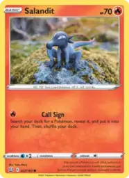 Reference image of Salandit, Battle Styles
