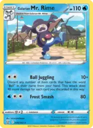 Reference image of Galarian Mr. Rime, Battle Styles