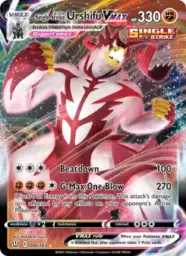 Reference image of Single Strike Urshifu VMAX, Battle Styles