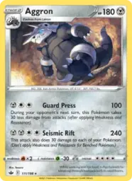 Reference image of Aggron, Chilling Reign