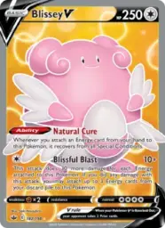 Reference image of Blissey V, Chilling Reign