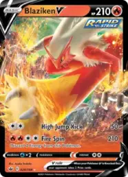 Reference image of Blaziken V, Chilling Reign