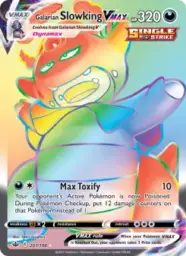 Reference image of Galarian Slowking VMAX, Chilling Reign