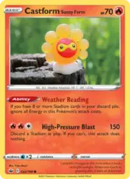Reference image of Castform Sunny Form, Chilling Reign