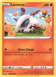 Reference image of Larvesta, Chilling Reign