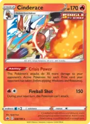 Reference image of Cinderace, Chilling Reign