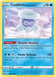 Reference image of Castform Snowy Form, Chilling Reign