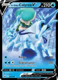 Reference image of Ice Rider Calyrex V, Chilling Reign