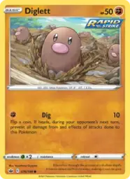 Reference image of Diglett, Chilling Reign