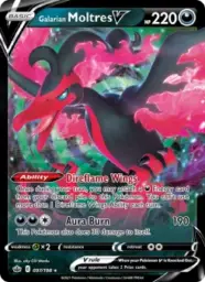 Reference image of Galarian Moltres V, Chilling Reign