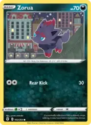 Reference image of Zorua, Evolving Skies