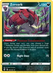 Reference image of Zoroark, Evolving Skies