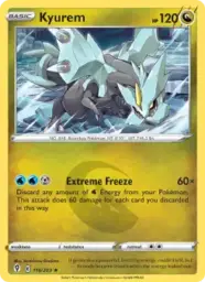 Reference image of Kyurem, Evolving Skies